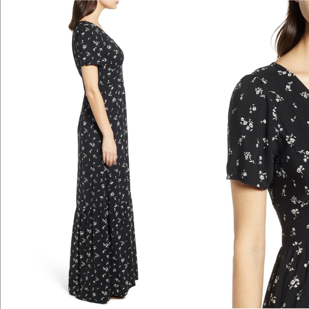 🔥3/$20 TEN SIXTY SHERMAN Button Down Floral Maxi - Picture 2 of 10